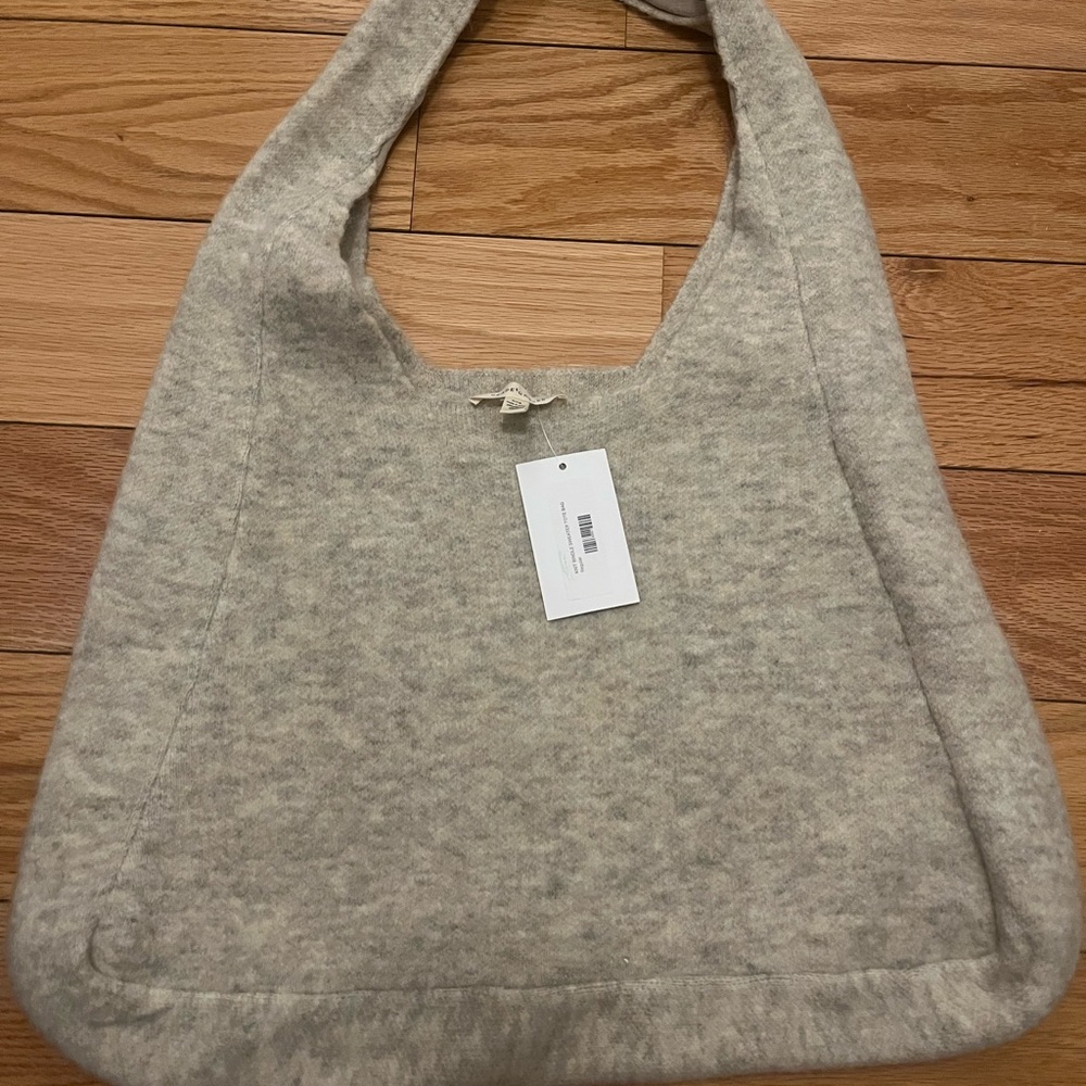 Sweater-knit Tote Bag